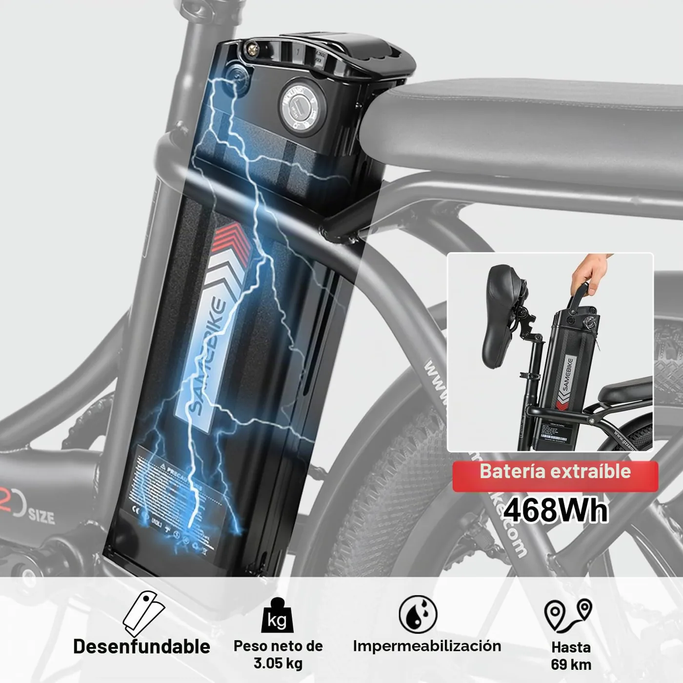 SAMEBIKE CY20FT — foto 2